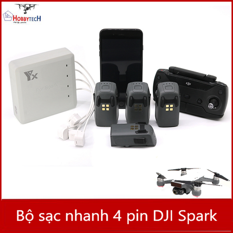  Bộ sạc nhanh 4 pin DJI Spark 