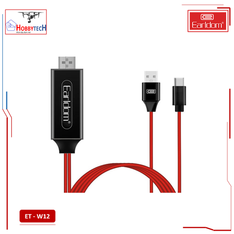  Cáp HDMI Type C Earldom W12 ( Độ Phân Giải 4K ) / HobbyTech 