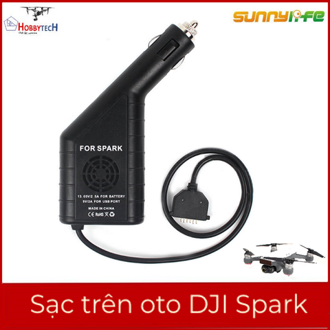  Sạc pin Spark trên oto 