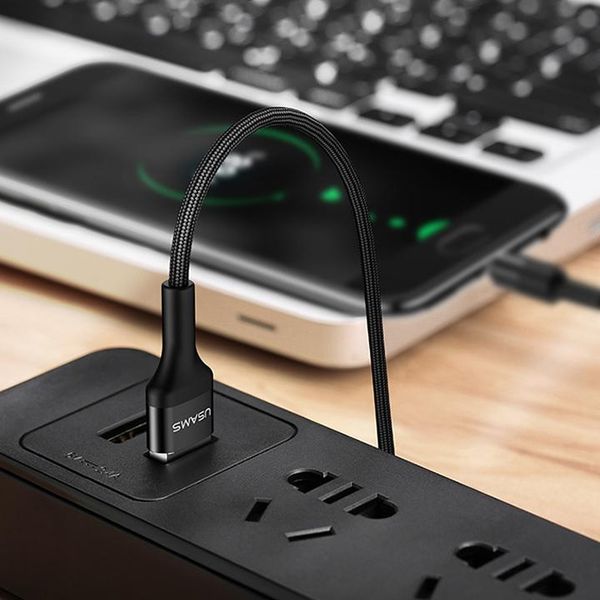 Cáp sạc dù chống đứt dây chuẩn USB-C 1,2m USAMS
