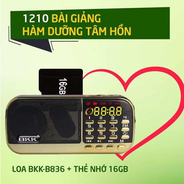 Loa di động BKK 836s + Thẻ nhớ 16G