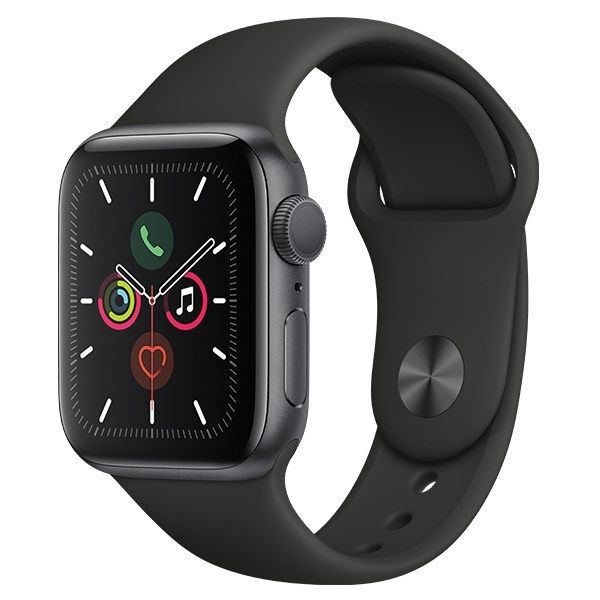 Apple watch S5 44mm mặt thép-dây cao su LTE