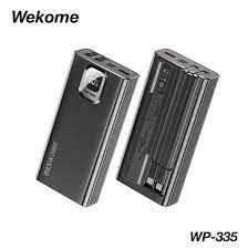 Sạc Dự Phòng Đa Năng 20.000mAh WEKOME WP-335 - Tích Hợp 2 Cáp Sạc Nhanh TypeC & iP - Hỗ Trợ Sạc Nhanh Lên Đên 22,5W - Hàng Chính Hãng