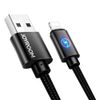 Cáp iPhone dây dù sạc nhanh có đèn LED Joyroom S-Q3 (Lightning 1M)