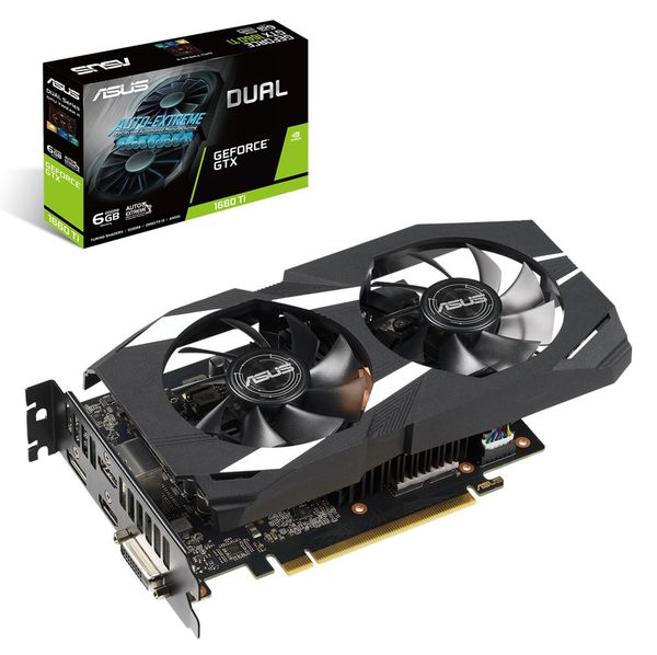 Card màn hình ASUS GeForce GTX 1660Ti 6GB GDDR6 TUF (TUF-GTX1660TI-6G-GAMING)