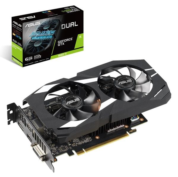 Card màn hình ASUS GeForce GTX 1660 6GB GDDR5 TUF (TUF-GTX1660-6G-GAMING)