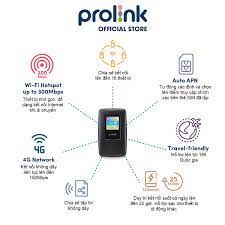 Bộ phát Wifi di động PROLiNK DL7203E, SIM 4G LTE