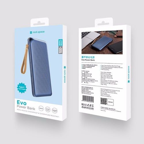 Pin sạc dự phòng Rock space 10000mAh