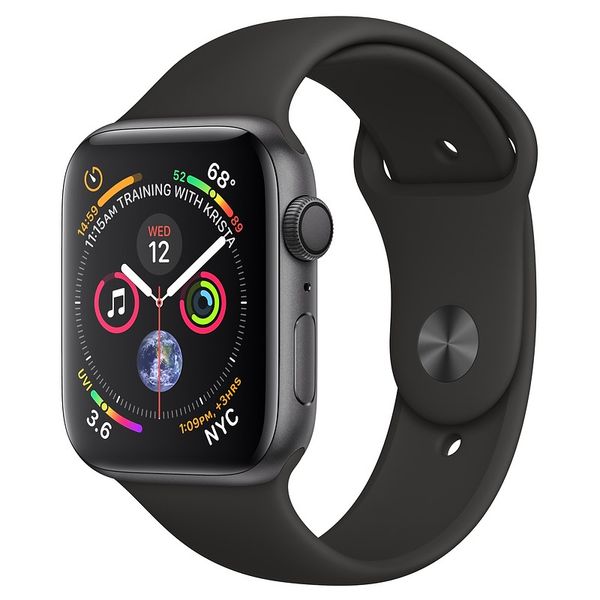 Apple watch S4 44mm dây cao su GPS