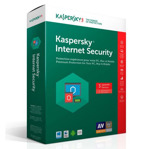 Phần mềm Kaspersky Internet Sercurity (1 năm - 3 máy) 2020