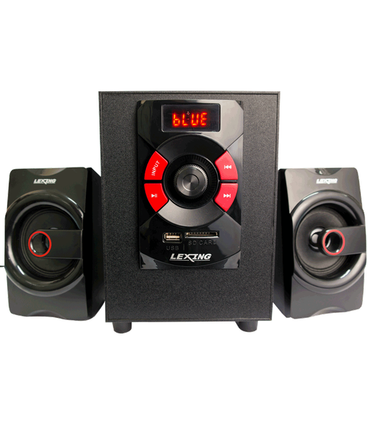 Loa máy tính 2.1 LEXING LX-518 (Bluetooth/FM/USB/SD/Remote)