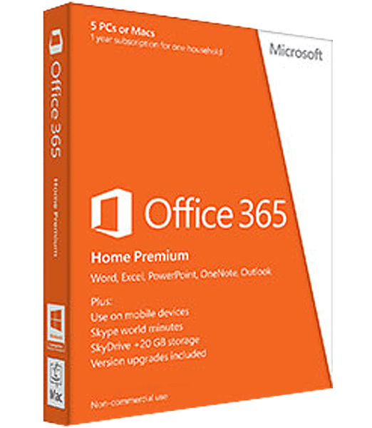 Phần mềm Office 365 Home Premium 32bit/64 English 6GO - 00018