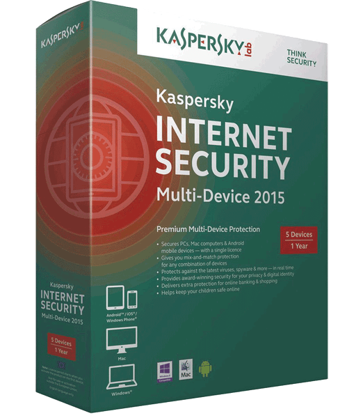 Phần mềm Kaspersky Internet Sercurity (1 năm - 5 máy)