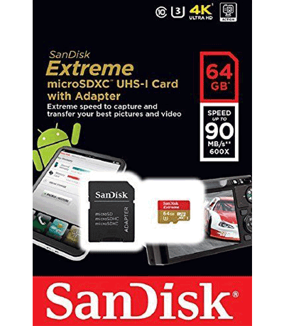 Thẻ nhớ Micro-SD 64G class10 SDXC U3 Box