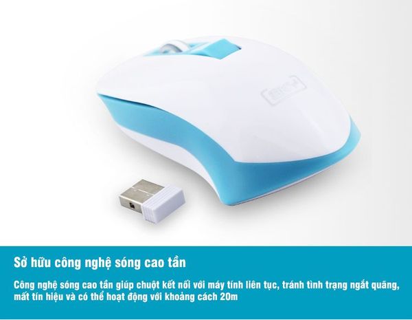 Chuột không dây SKY SM-A10 (Pin sạc)
