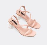 Giày sandals nữ gót crystal ChristinA-Q XDN324