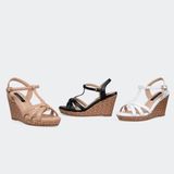 Giày sandals nữ đế xuồng ChristinA-Q XDX132