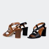 Giày sandals nữ gót trụ ChristinA-Q XDN303