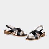 Giày sandals nữ gót trụ ChristinA-Q XDN299