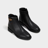 Giày boots nữ mũi tròn ChristinA-Q BOT115D