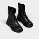 Giày boots nữ mũi tròn CHRISTINA-Q BOT118D