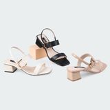 Giày sandals nữ gót trụ ChristinA-Q XDN297