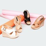 Giày sandals nữ đế xuồng ChristinA-Q XDX137