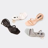 Giày sandals nữ gót crystal ChristinA-Q XDN324