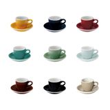 Egg 80ml Espresso Cup & Saucer