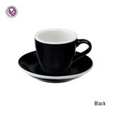 Egg 80ml Espresso Cup & Saucer