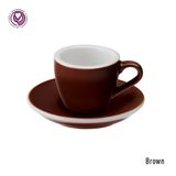 Egg 80ml Espresso Cup & Saucer