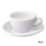 Egg 150ml Flat White Cup & Saucer