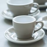 Egg 80ml Espresso Cup & Saucer