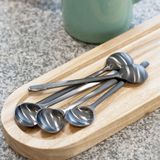 Bond Set of 6 x 13cm Spoon (L) (Matt Black)