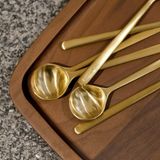 Bond Set of 6 x 13cm Spoon (L) (Brass)