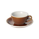 Egg 150ml Flat White Cup & Saucer (Potters Colors)