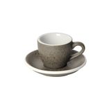 Egg 80ml Espresso Cup & Saucer (Potters Colors)