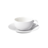 FLUTE - 250ML CUP AND SAUCER (WHITE)
