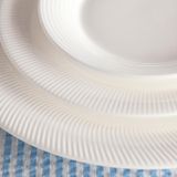 FLUTE - 27.5CM DINNER PLATE (WHITE)