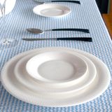 FLUTE - 27.5CM DINNER PLATE (WHITE)