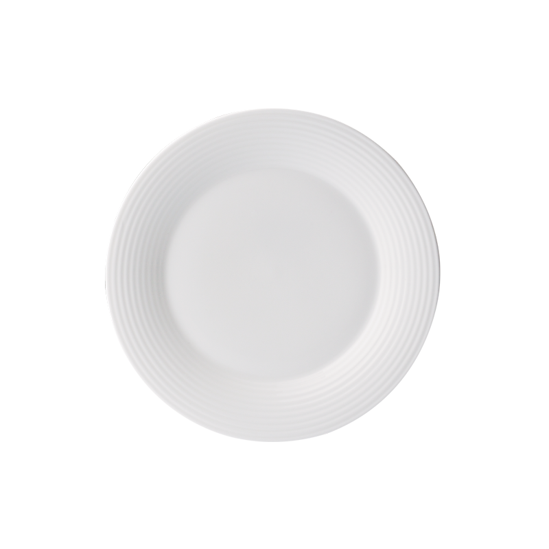 FLUTE - 15.5CM SIDE PLATE (WHITE)