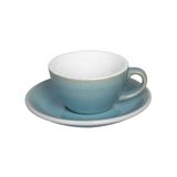 Egg 150ml Flat White Cup & Saucer (Potters Colors)