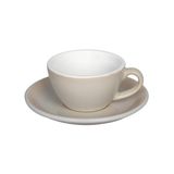 Egg 150ml Flat White Cup & Saucer (Potters Colors)