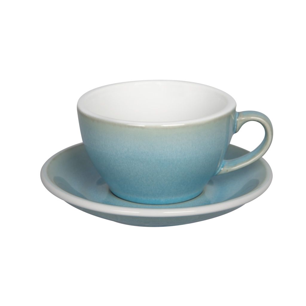 Egg 250ml Cappuccino Cup & Saucer (Potters Colors)