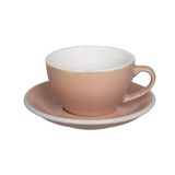 Egg 250ml Cappuccino Cup & Saucer (Potters Colors)