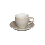 Egg 80ml Espresso Cup & Saucer (Potters Colors)