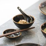 STUDIO TENMOKU - 11.5CM RICE BOWL (BLACK)