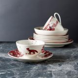 A CURIOUS TOILE - 13.5CM CEREAL BOWL (RED)