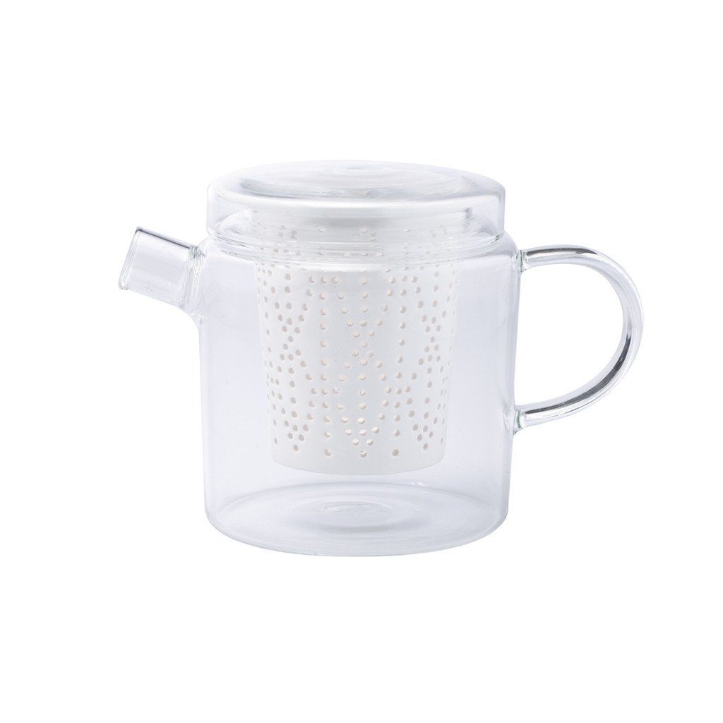 Ấm trà cao cấp Weave 700ml Glass Teapot with Porcelain Infuser (Clear)