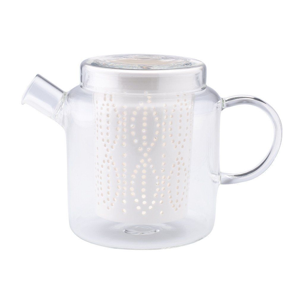 Ấm trà cao cấp Weave 1L Glass Teapot with Porcelain Infuser (Clear)